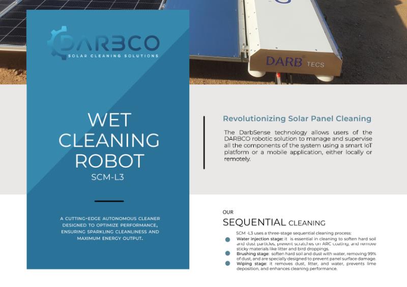 Datasheet: Wet Cleaning Robot - SCM L3